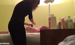 Cumshot during waxing - SpyHappyEnding